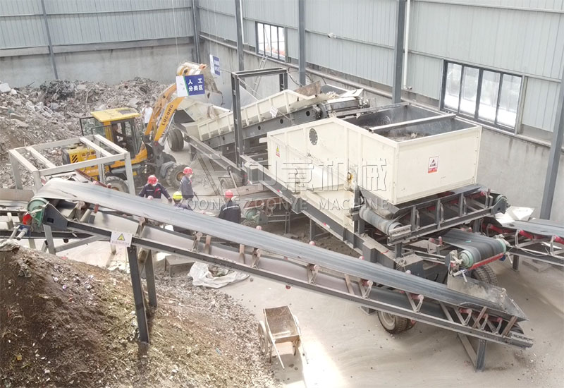 浙江温州平阳建筑装修垃圾处理生产线 浙江温州平阳建筑装修垃圾处理生产线