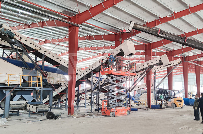 浙江温州龙湾区建筑装修垃圾处理现场 浙江温州龙湾区建筑装修垃圾处理现场