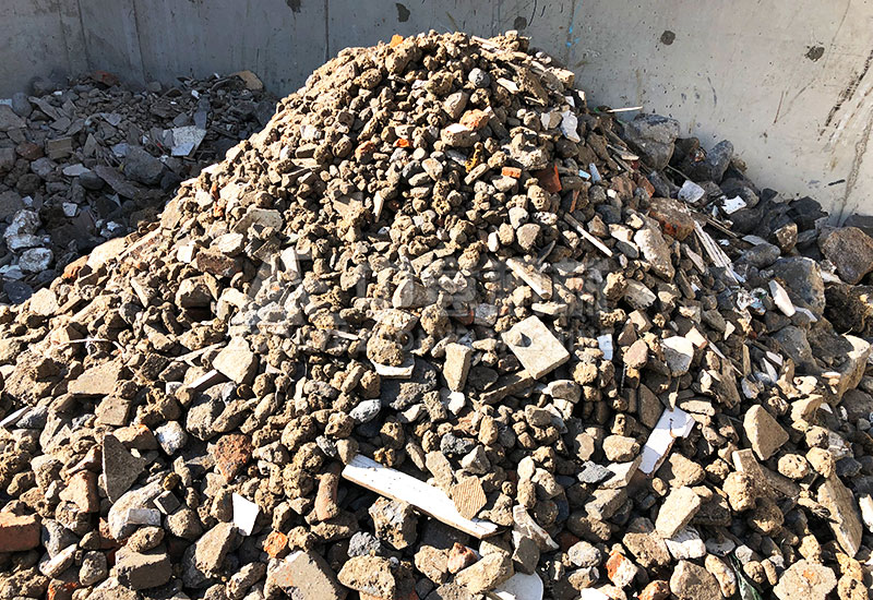 分选出的再生骨料 分选出的再生骨料