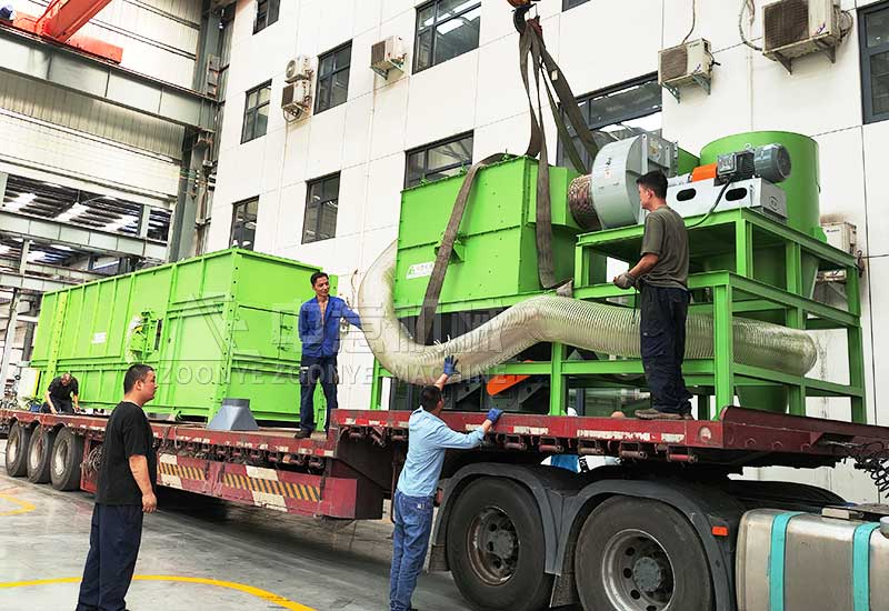 装修垃圾分选设备发货.jpg 装修垃圾分选设备发货