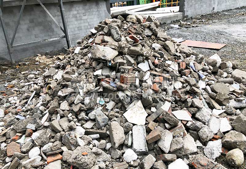 分拣出的再生骨料 分拣出的再生骨料